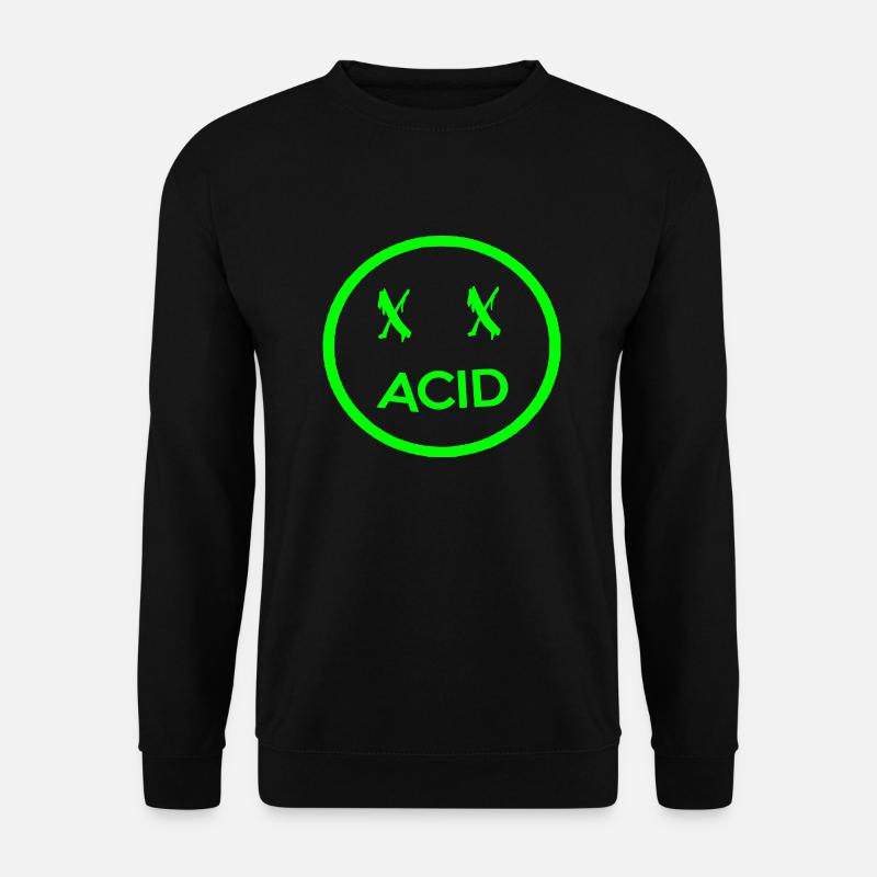 acid face - Unisex Sweatshirt - black