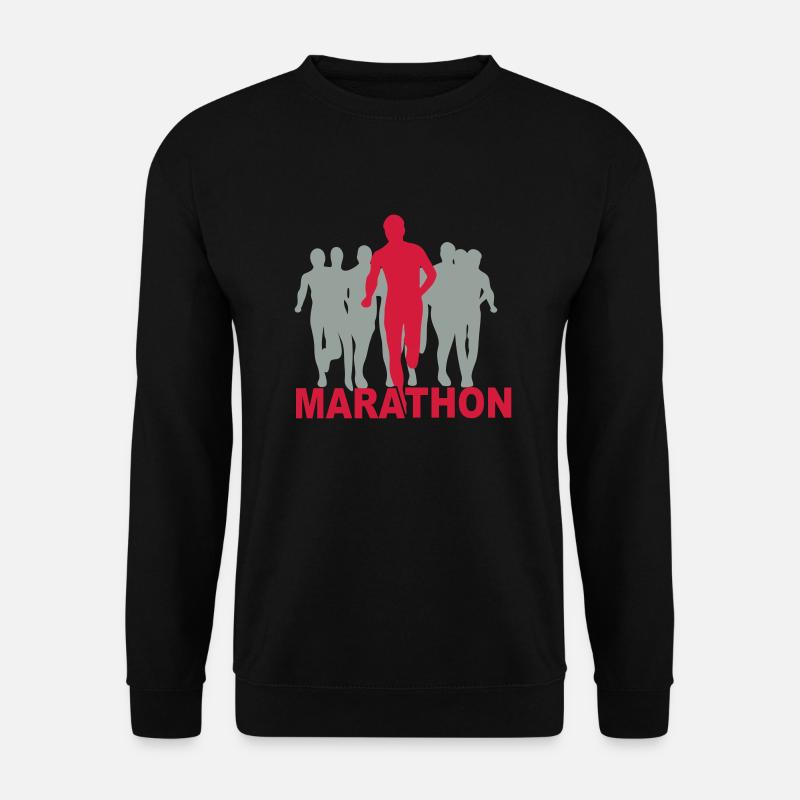 marathon - Unisex Pullover - Schwarz