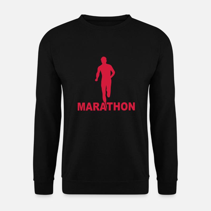 Marathon - Unisex Pullover - Schwarz