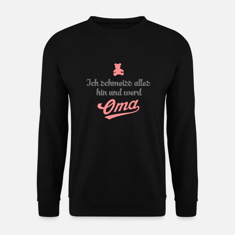 oma - Unisex Pullover - Schwarz