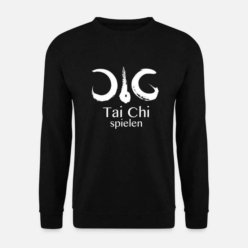 Tai Chi Spielen - Logo White - Unisex Pullover - Schwarz