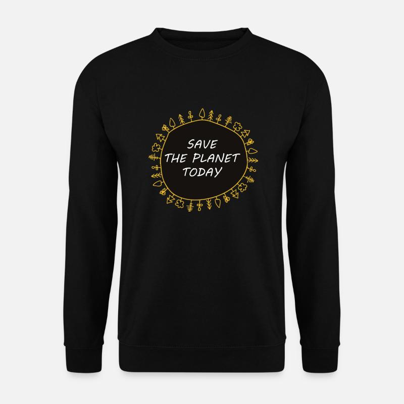 Save the Planet - Unisex Sweatshirt - black