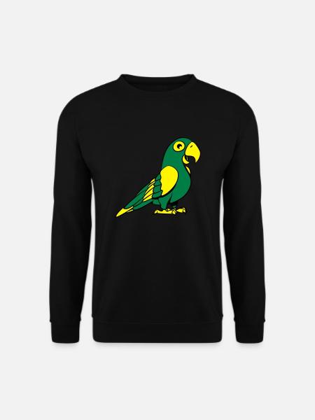 perroquet doux - Sweat-shirt Unisexe - noir