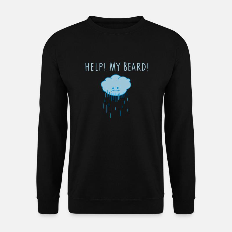 Lustige Wolke - Unisex Pullover - Schwarz