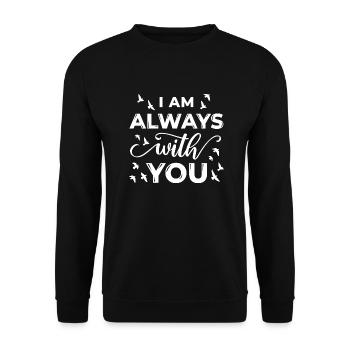 Souvenir de deuil de deuil Sort Souvenir - Sweat-shirt Unisexe - noir - Devant - Alina (178cm) & Michal (187cm)