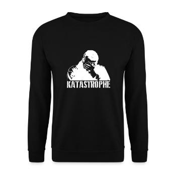 katastrophe - Unisex Pullover - Schwarz - Vorne - Alina (178cm) & Michal (187cm)