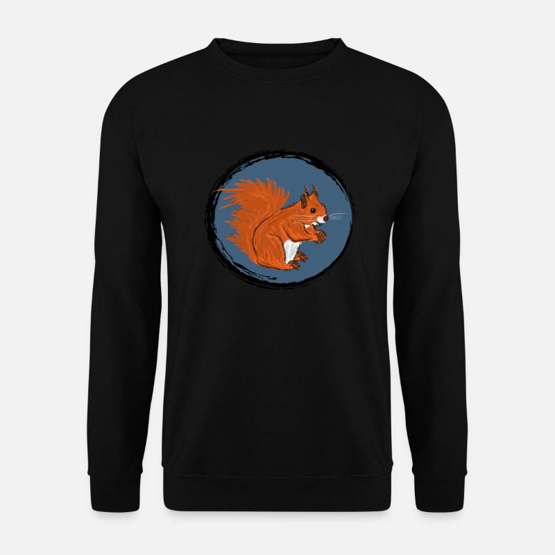 Rotes Eichhörnchen / European Red Squirrel VIII - Unisex Sweatshirt - black
