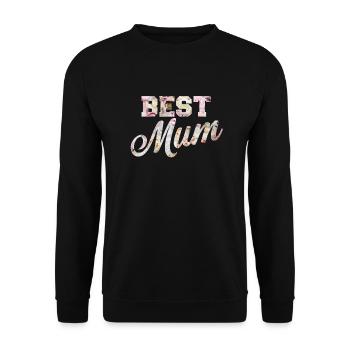 meilleure maman - Sweat-shirt Unisexe - noir - Devant - Alina (178cm) & Michal (187cm)