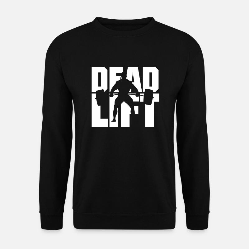 Soulevé de terre - Sweat-shirt Unisexe - noir