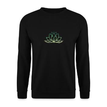 Lotus - Unisex Pullover - Schwarz - Vorne - Alina (178cm) & Michal (187cm)