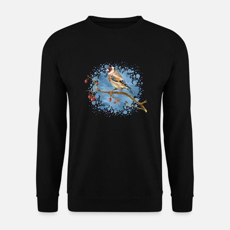 Bunter Vogel - Unisex Pullover - Schwarz