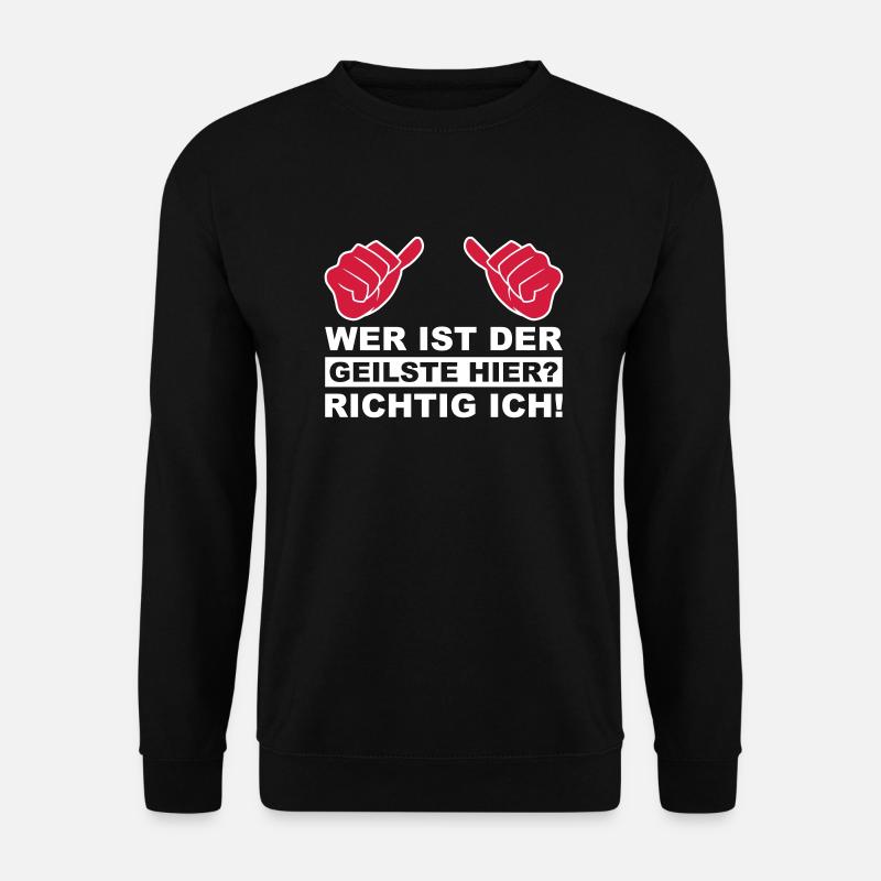 Party shirt - Unisex Pullover - Schwarz