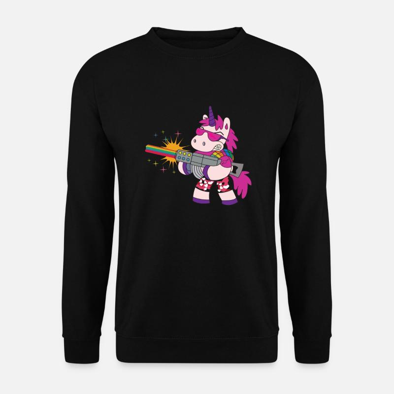 Einhorn Ak47 - Unisex Pullover - Schwarz