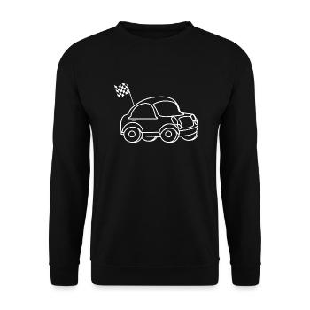Voiture voiture - Sweat-shirt Unisexe - noir - Devant - Alina (178cm) & Michal (187cm)