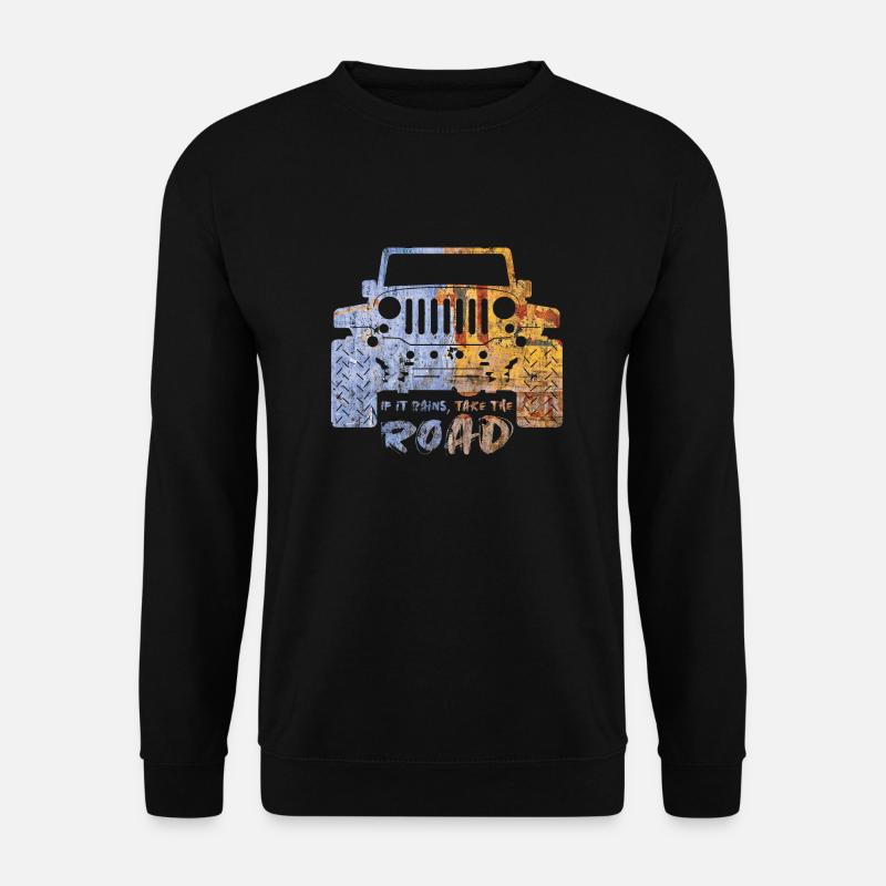 Jeep - Unisex Pullover - Schwarz