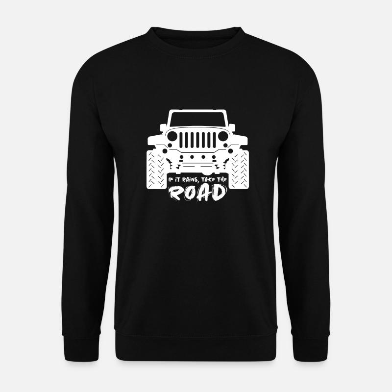 Jeep - Unisex Pullover - Schwarz
