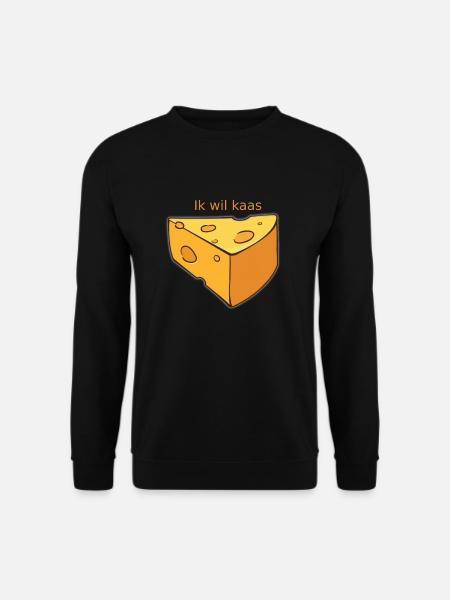 i want cheese - Unisex Sweatshirt - black