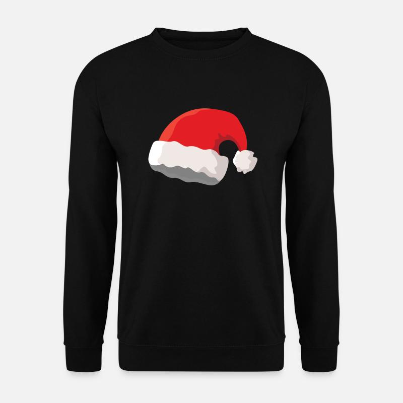Weihnachtsmütze - Unisex Pullover - Schwarz