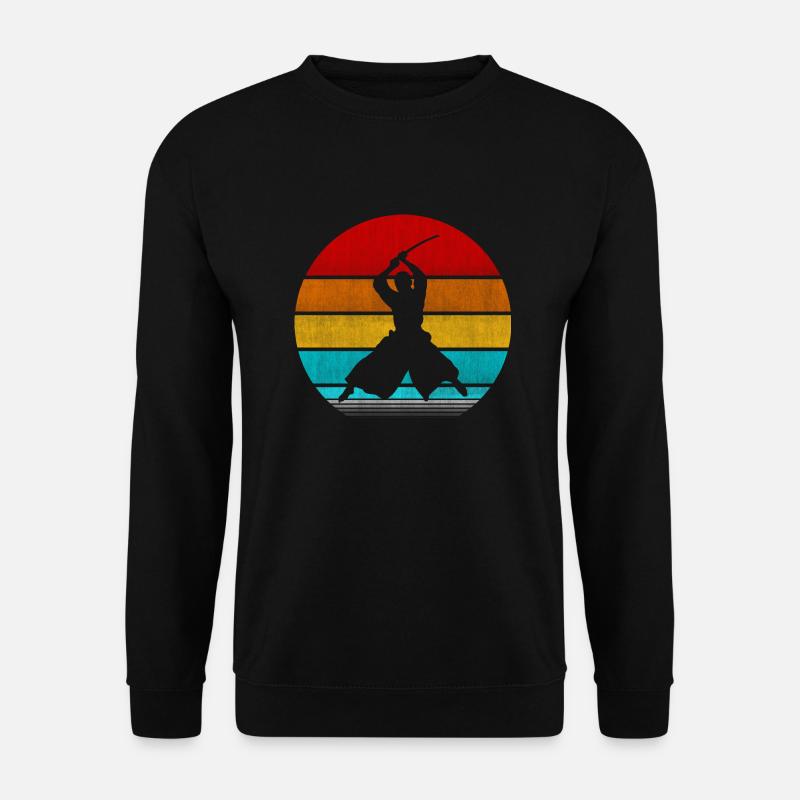 Samurai - Unisex Pullover - Schwarz