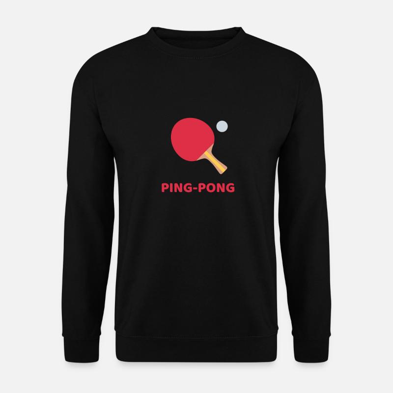 Ping pong - Unisex Pullover - Schwarz