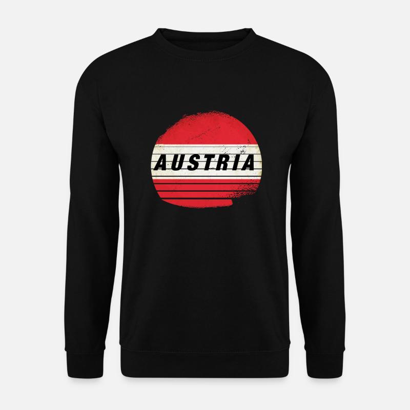 Austria, Österreich - Unisex Pullover - Schwarz
