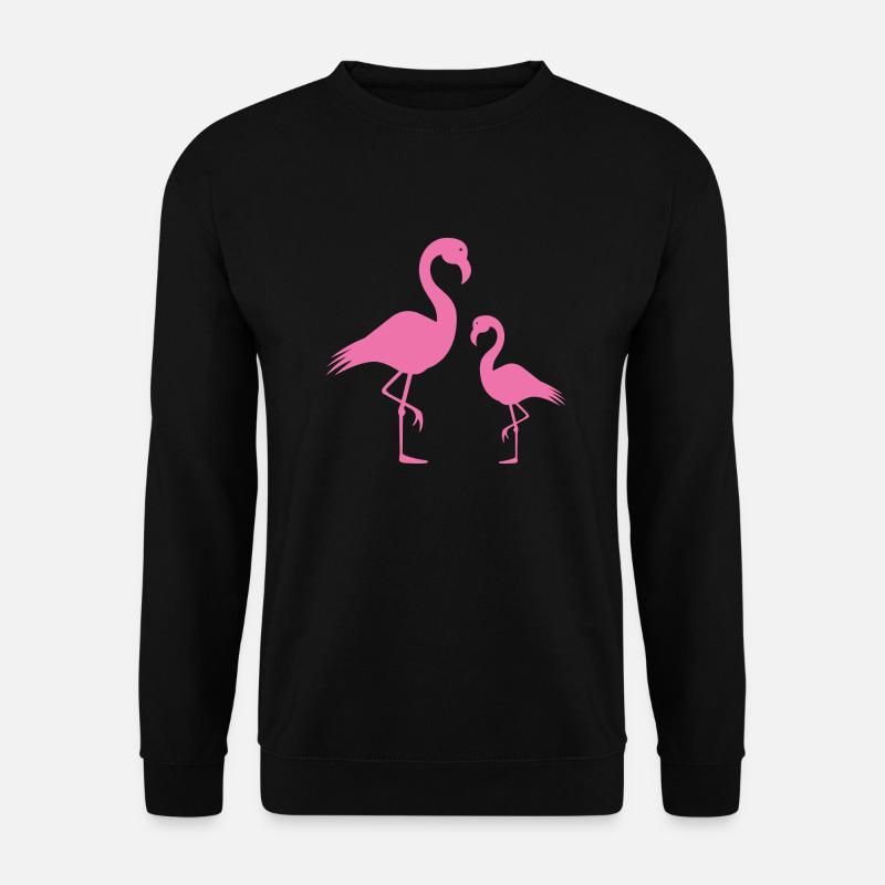 flamingos - Unisex Sweatshirt - black