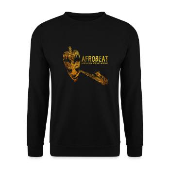 Afrobeat - Sweat-shirt Unisexe - noir - Devant - Alina (178cm) & Michal (187cm)