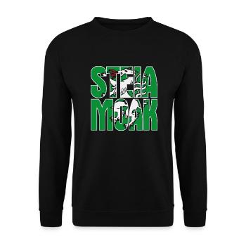 Steiamoak Geschenk Steiermark Wappen Steirer - Unisex Pullover - Schwarz - Vorne - Alina (178cm) & Michal (187cm)