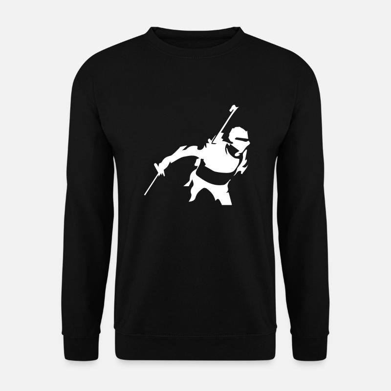 Biathlon Ski - Unisex Pullover - Schwarz