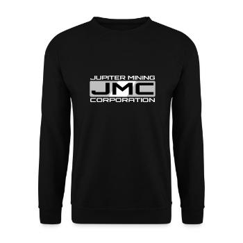 Jupiter Mining Corp - Unisex Sweatshirt - black - Front - Alina (178cm) & Michal (187cm)