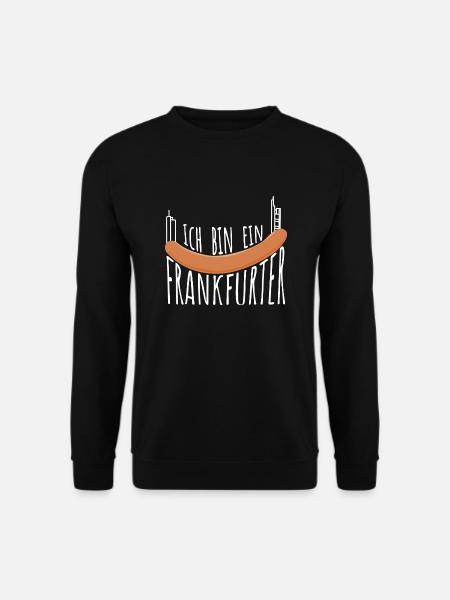 Ich bin ein Frankfurter - Frankfurter Würstchen - Unisex Pullover - Schwarz