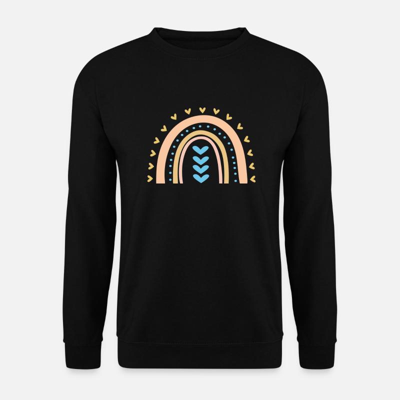 Regenbogen - Unisex Pullover - Schwarz