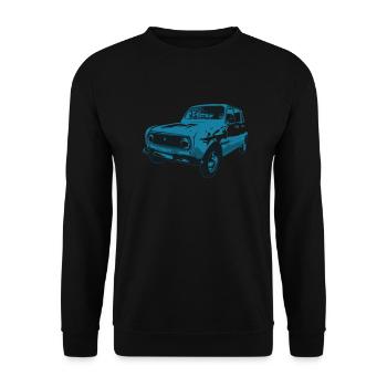 Quatrelle - Unisex Sweatshirt - black - Front - Alina (178cm) & Michal (187cm)