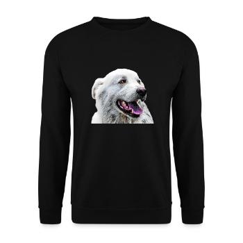 Pyrenees Mountain 2 - Unisex Sweatshirt - black - Front - Alina (178cm) & Michal (187cm)