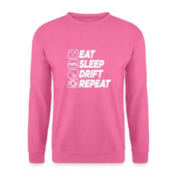 MANGER SOMMEIL DÉRIVE RÉPÉTER - Sweat-shirt Unisexe - rose - Devant