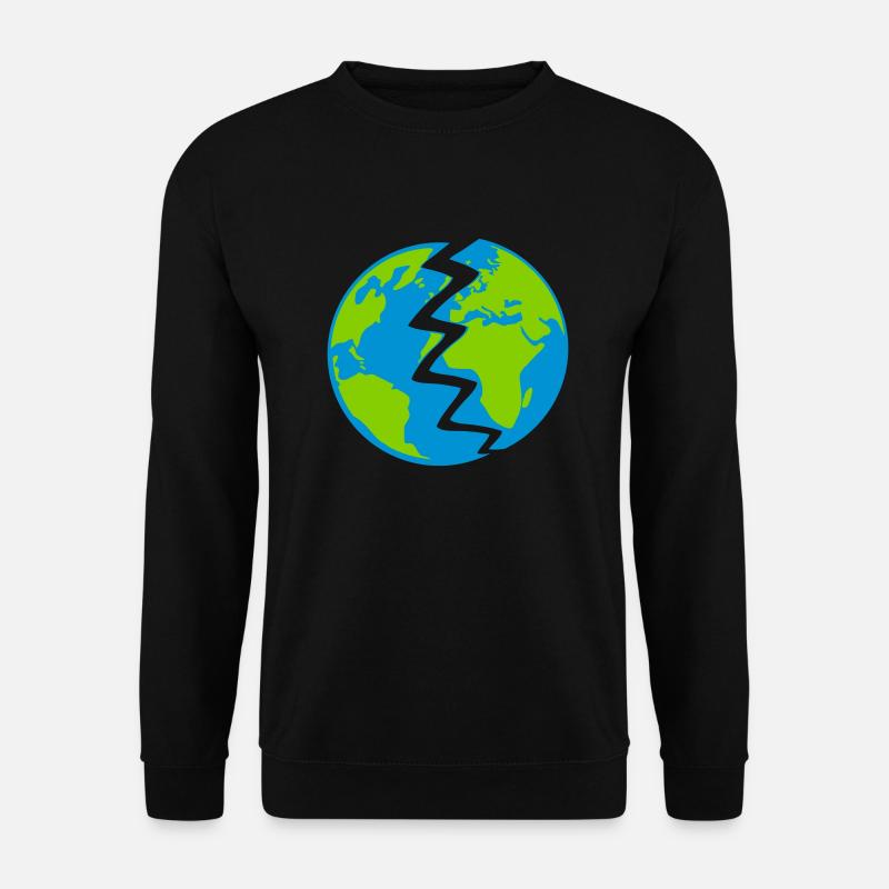 Conception de la Terre détruite - Sweat-shirt Unisexe - noir