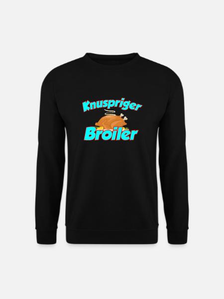 Knuspriger Broiler - Unisex Pullover - Schwarz