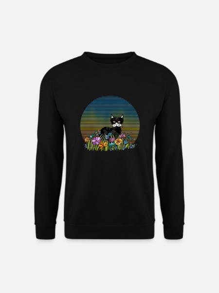 Cat - Unisex Sweatshirt - black