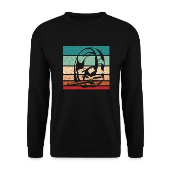 Jeu Écouter Gaming Gamer Cadeau Joueur Joueur - Sweat-shirt Unisexe - noir - Devant - Alina (178cm) & Michal (187cm)
