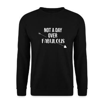 pas une journée fabuleuse - Sweat-shirt Unisexe - noir - Devant - Alina (178cm) & Michal (187cm)