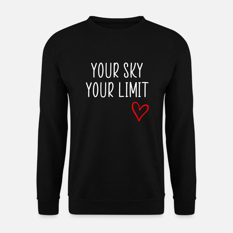 Ihr Sky Cool Zitat - Unisex Pullover - Schwarz