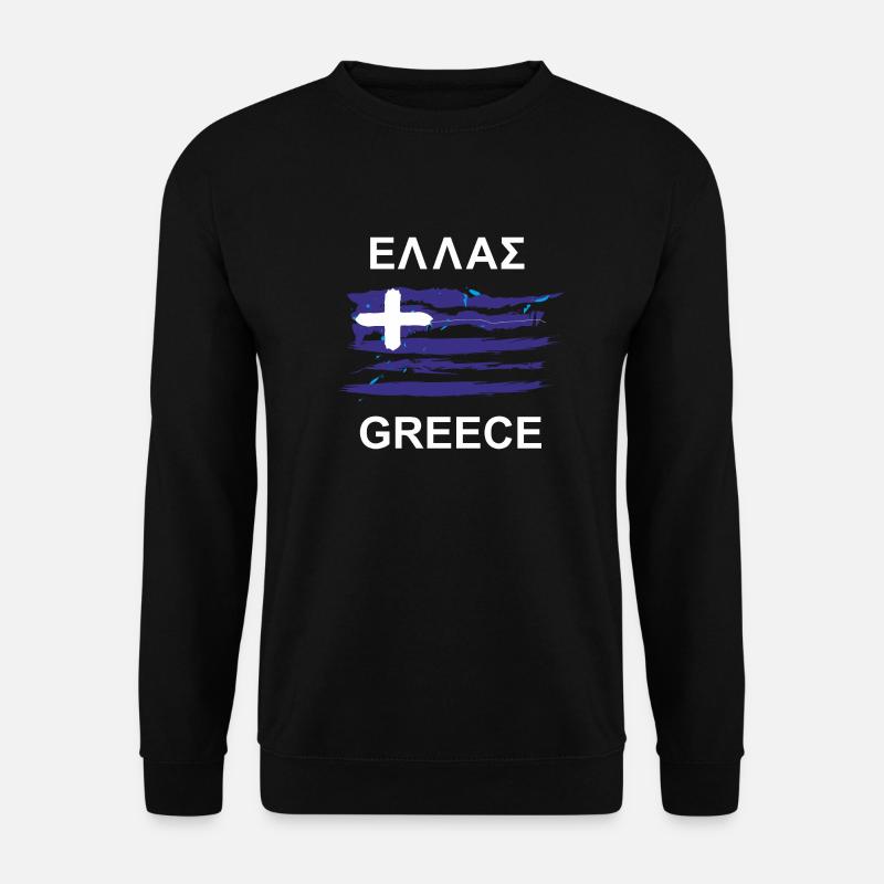 Griechenland - Unisex Pullover - Schwarz