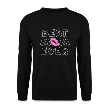 Meilleure maman de tous les temps - Sweat-shirt Unisexe - noir - Devant - Alina (178cm) & Michal (187cm)