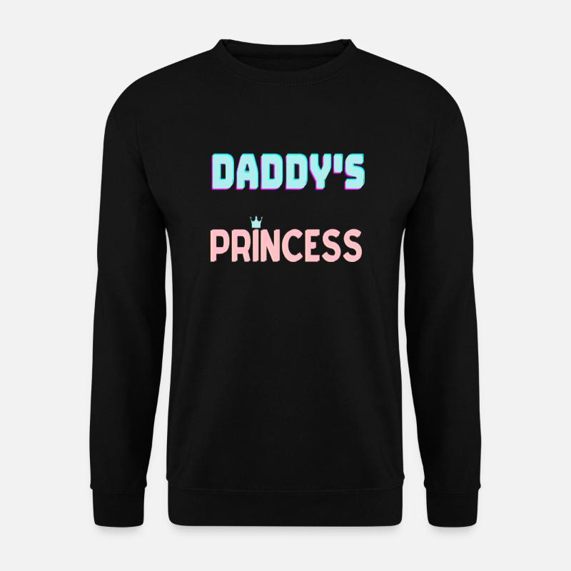 Daddys Prinzessin - Unisex Pullover - Schwarz