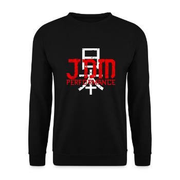 JDM Performance Tuning - Unisex Pullover - Schwarz - Vorne - Alina (178cm) & Michal (187cm)