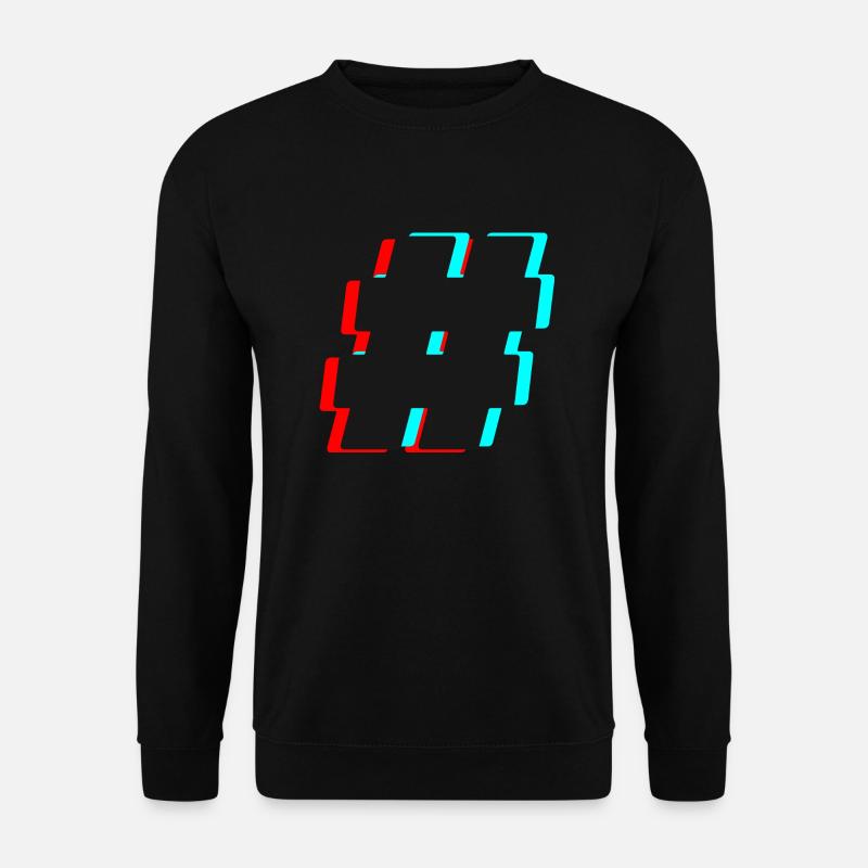 Hashtag # - Unisex Sweatshirt - black
