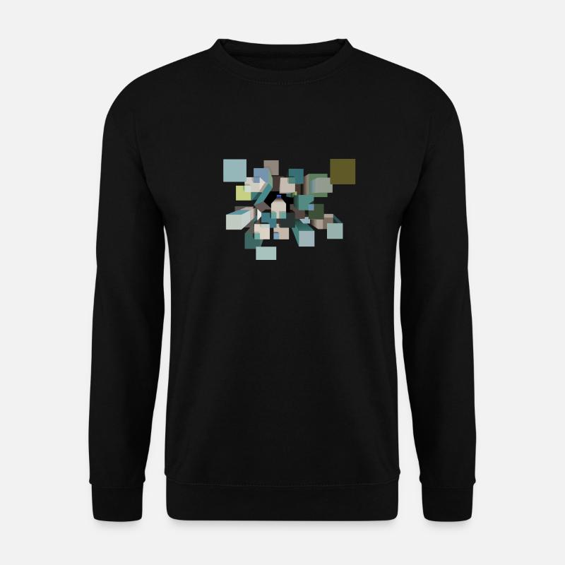 Psychedelische Würfel - Unisex Pullover - Schwarz