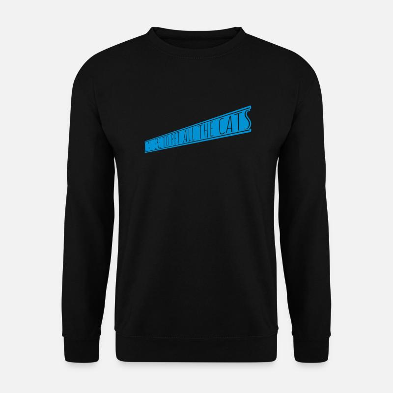 Pet All The Cats - Unisex Sweatshirt - black