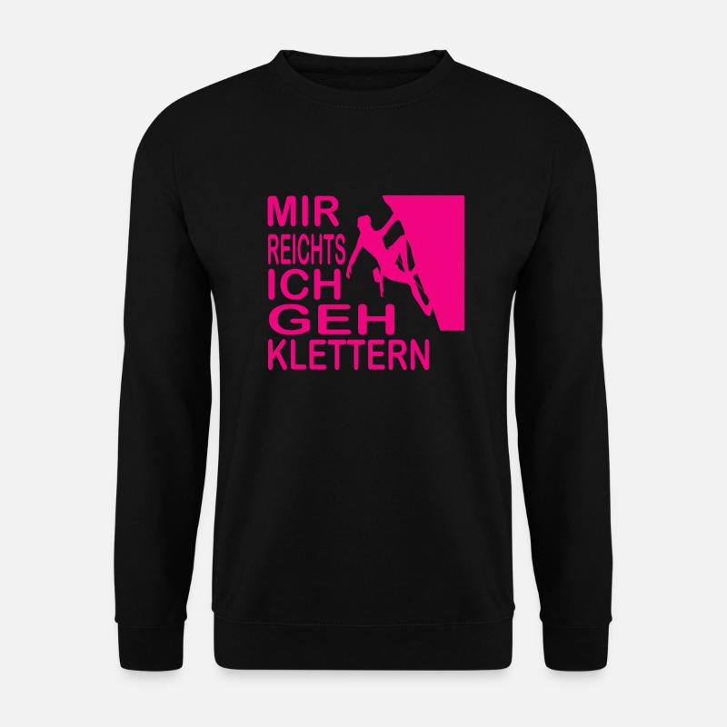 climbing - Unisex Pullover - Schwarz