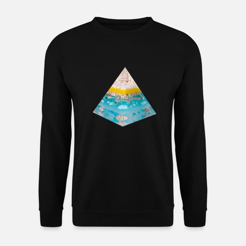 Stimme des Meeres - Unisex Pullover - Schwarz